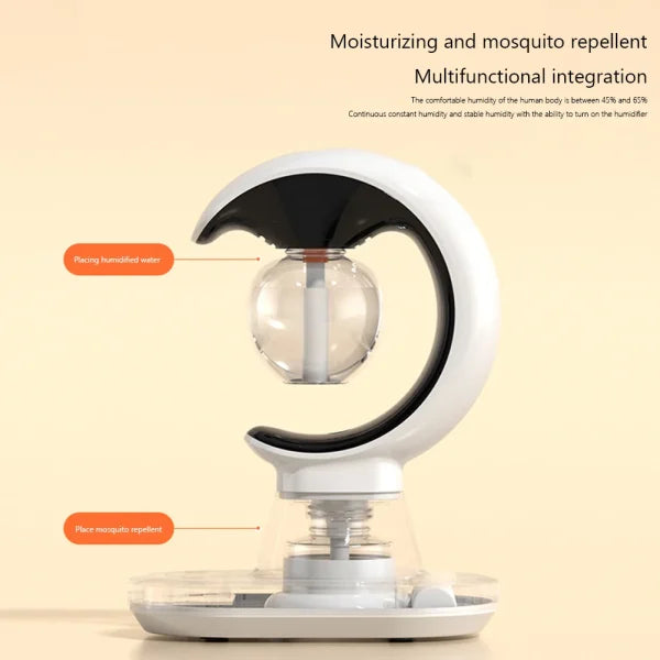 3-in-1 Smart Humidifier & Mosquito Killer – Ultrasonic Cool Mist, Repellent Lamp, Night Light