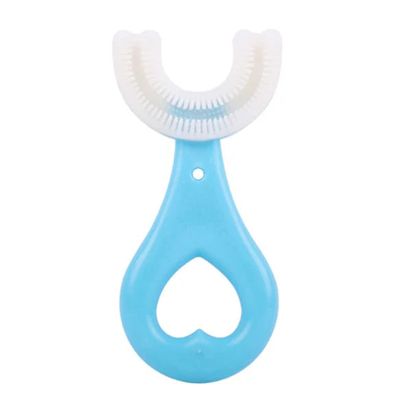 360° U-Shaped Baby Toothbrush | Silicone Kids Teether & Oral Care Brush