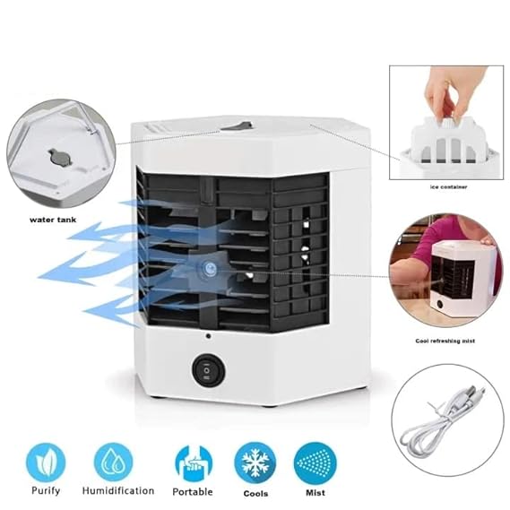 Arctic Air Ultra Pro – 4-in-1 Portable Air Cooler, Humidifier & Purifier with Adjustable Airflow