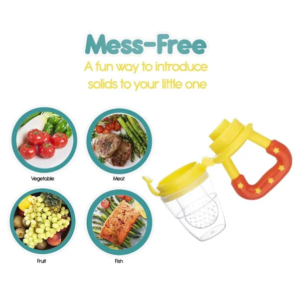 Baby Fruit Feeder Pacifier | Silicone Teething Nibbler for Safe Feeding