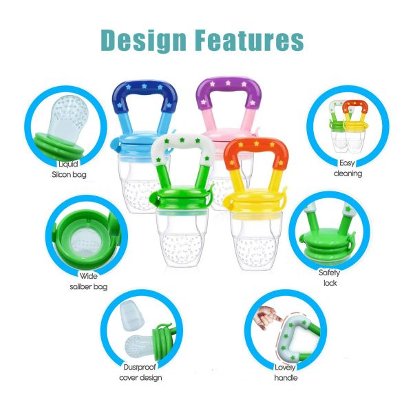 Baby Fruit Feeder Pacifier | Silicone Teething Nibbler for Safe Feeding