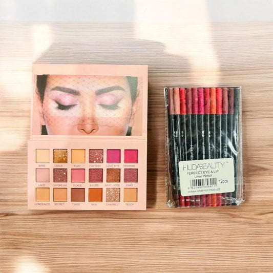 13 In 1 Lip Pencil&Eyebrows Makeup Deal