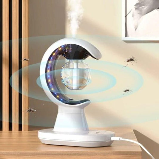 3-in-1 Smart Humidifier & Mosquito Killer – Ultrasonic Cool Mist, Repellent Lamp, Night Light