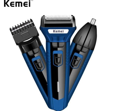 Kemei KM-6330 3-in-1 Rechargeable Shaving Machine