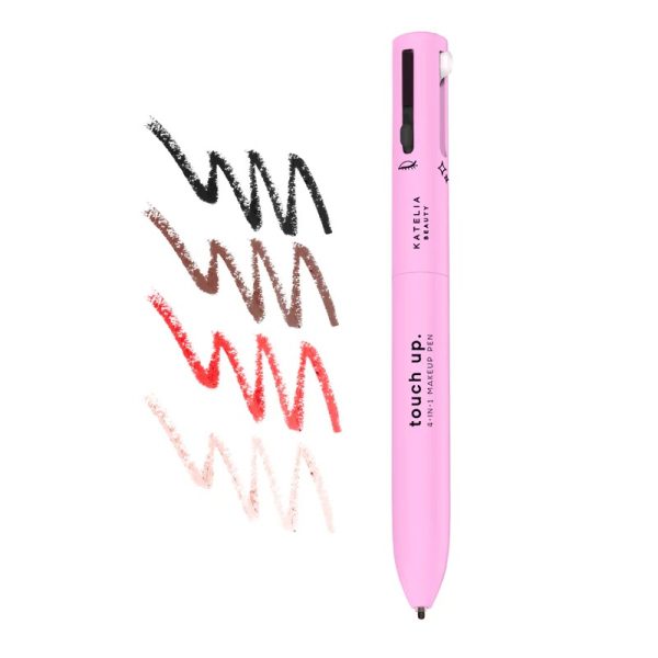 4-in-1 Makeup Pen | Eyeliner, Brow Liner, Lip Liner & Highlighter | Touch-Up Beauty Tool