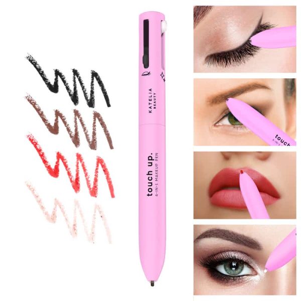 "4-in-1 Waterproof Makeup Pen –EyeBrow, Lip, Highlight & Eye Liner"