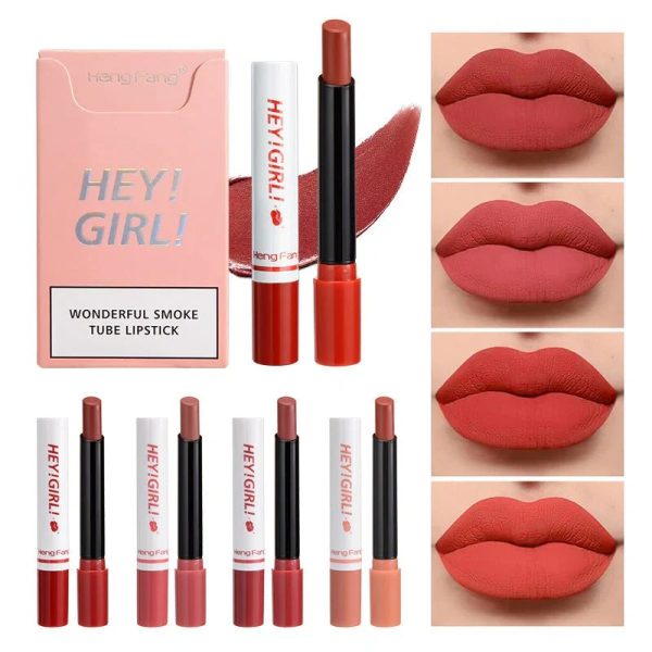 4-in-1 Cigarette Shape Matte Lipstick Set