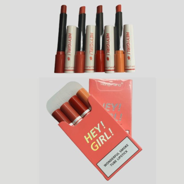 4-in-1 Cigarette Shape Matte Lipstick Set