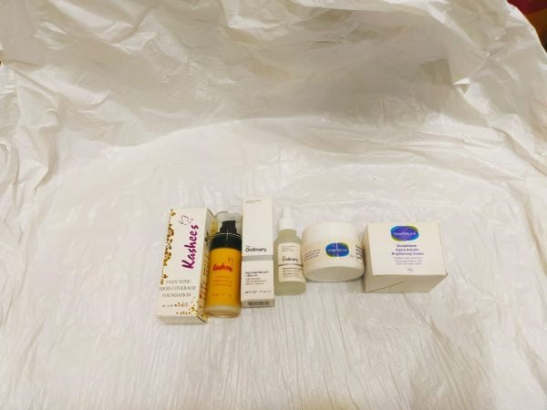 Skin Brightening Combo (Niacinamide Serum + Glutathione Cream + High Coverage Foundation)