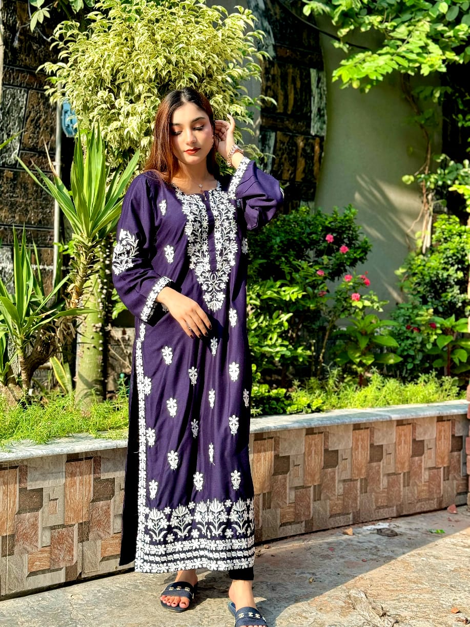 Chighan Kari Linen 2Pcs Suit