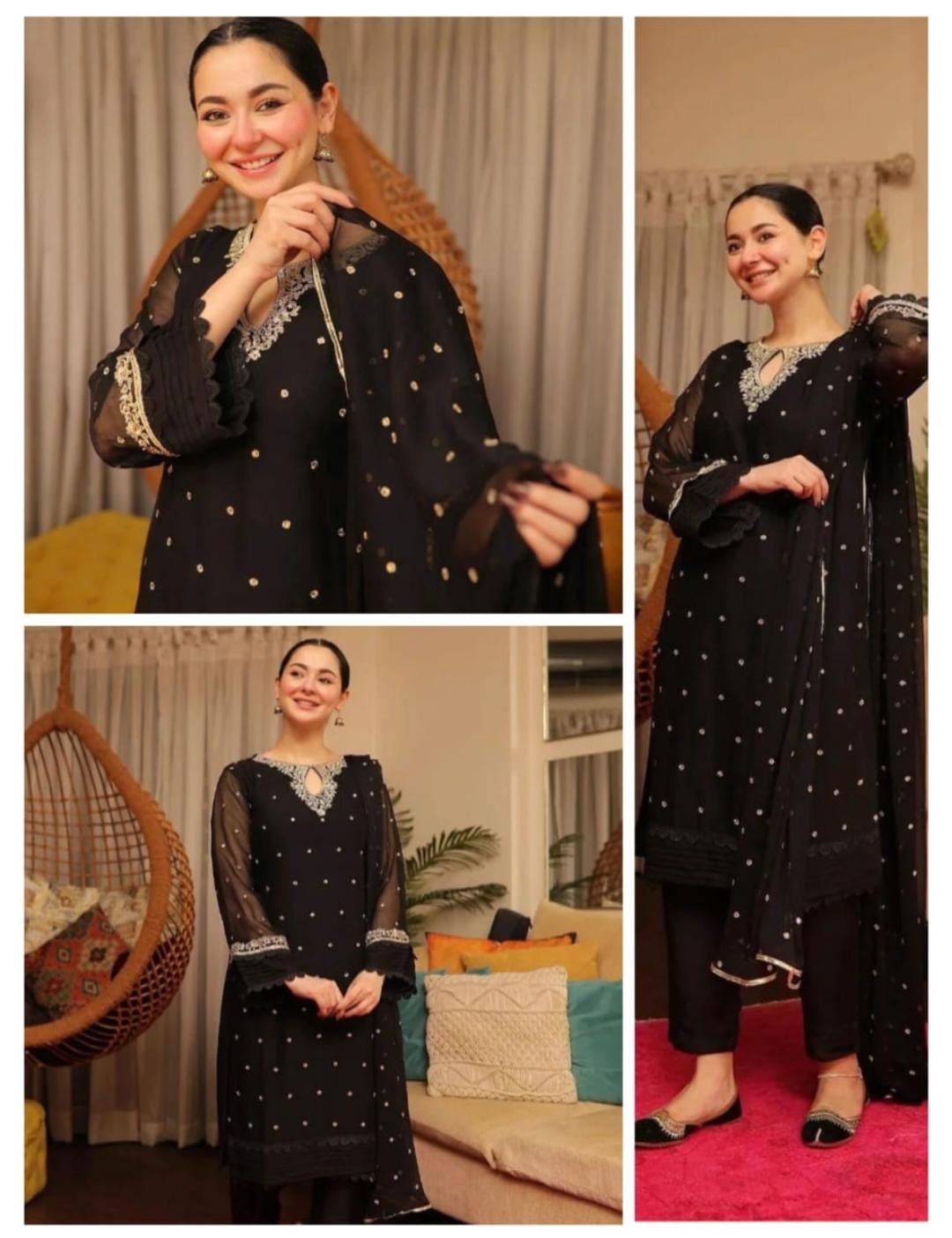 Hania Amir Silk Khaddar 2-Piece – Premium Stitched Suit