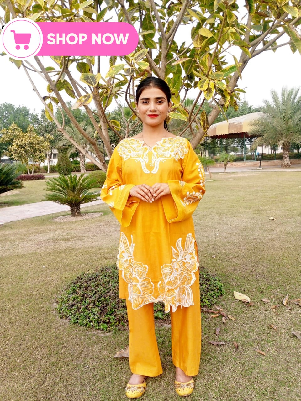 Embroidered Two-Piece Lawn Suit