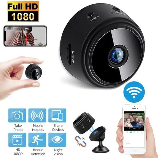 A9 Mini WiFi Camera – HD Wireless Security Camera with Night Vision, Motion Detection & DVR Recording for Home & Office
