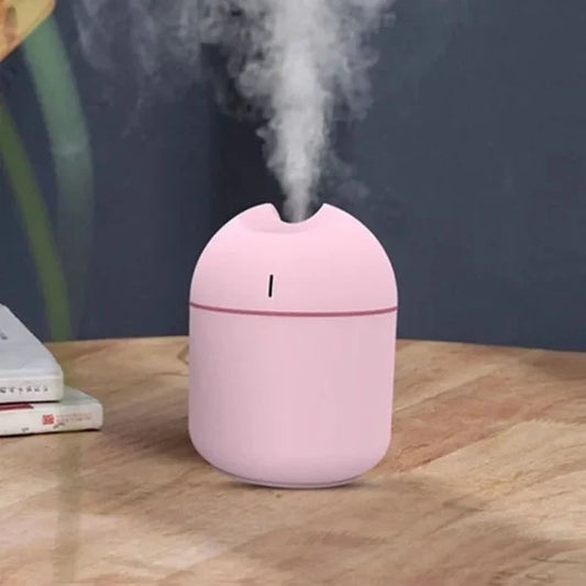 250ml Portable USB Mini Air Humidifier – Cool Mist Diffuser for Home, Office & Car