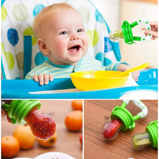 Baby Fruit Feeder Pacifier | Silicone Teething Nibbler for Safe Feeding
