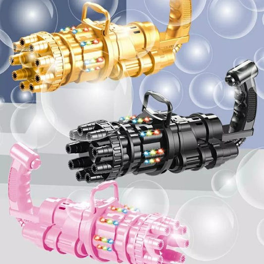 Bubble Gun Toy – Gatling Automatic Bubble Blower for Kids | Fun Indoor & Outdoor Play