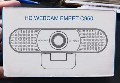 C960 EMEET 1080P HD Webcam with Dual Mics & Privacy Cover