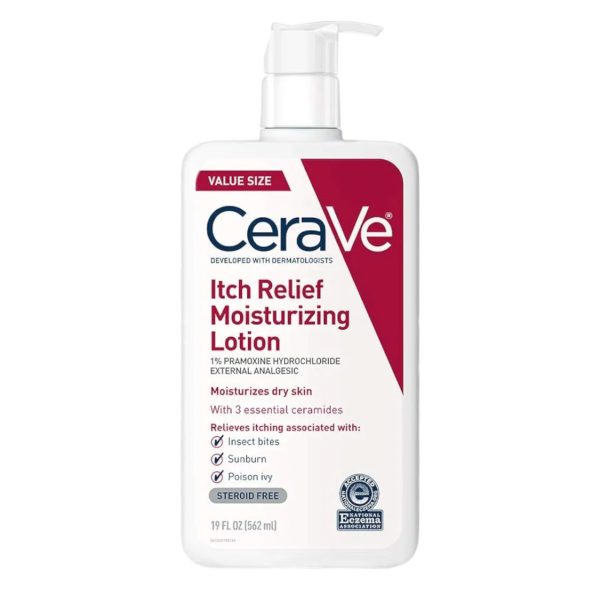 CeraVe Itch Relief Moisturizing Lotion 237ml – Instant Soothing for Dry, Itchy Skin