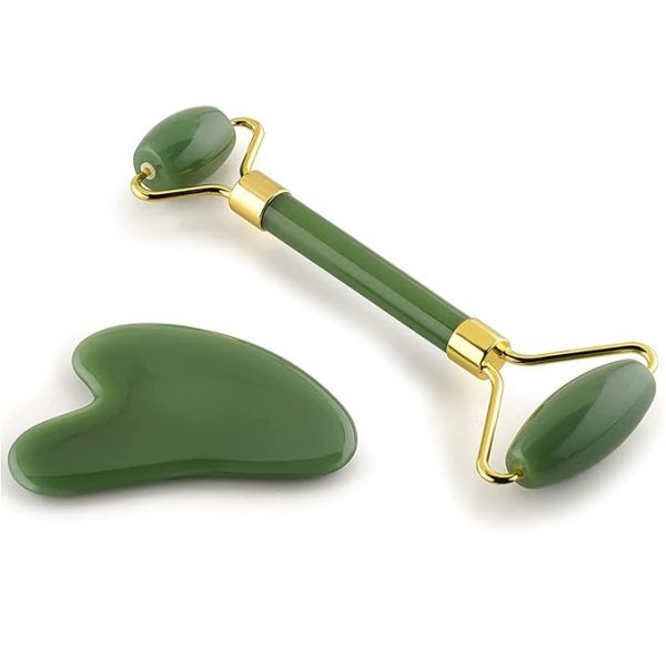 3-in-1 Facial Roller Combo – Jade, Ice & Derma Rollers