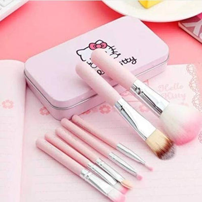 Cute 7-Piece Makeup Brush Set