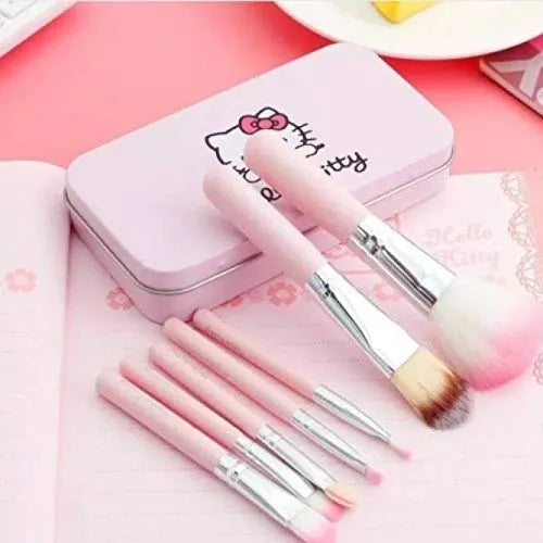 Cute 7-Piece Makeup Brush Set