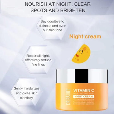 Dr.Rashel Vitamin C Brightening & Anti-Aging Night Cream – 50g