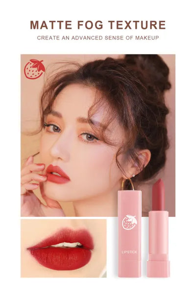 Dragon Ranee 10-Piece Velvet Matte Pink Lipstick Set