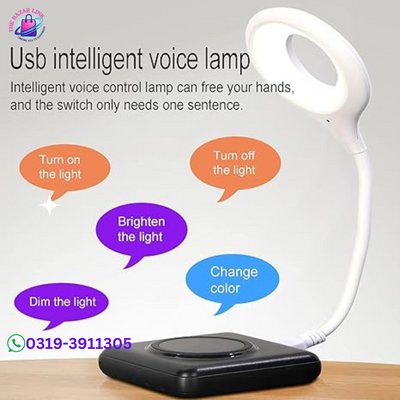 USB Smart Voice-Controlled LED Light