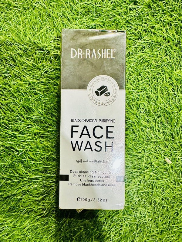 Dr.Rashel Black Charcoal Purifying Face Wash (100g)