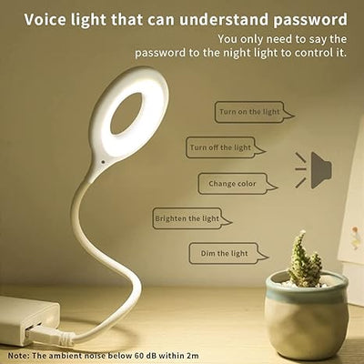 USB Smart Voice-Controlled LED Light