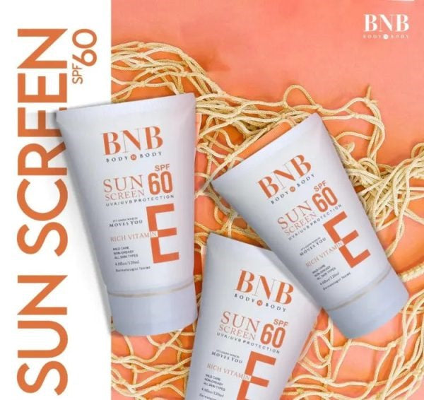 BnB Sunscreen SPF 60 (120ml)