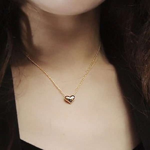 Stainless Steel Heart Pendant Necklace – Elegant Love Jewelry