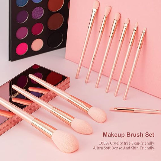 "Sweet Beauty 10-Piece Makeup Brush Set"