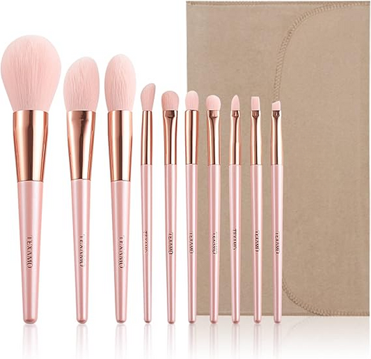 "Sweet Beauty 10-Piece Makeup Brush Set"