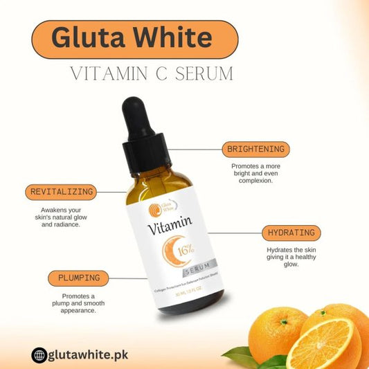Gluta White Vitamin C 16% Face Serum – 30ml