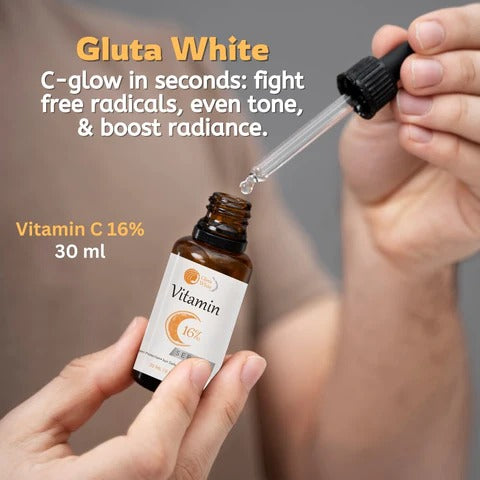 Gluta White Vitamin C 16% Face Serum – 30ml
