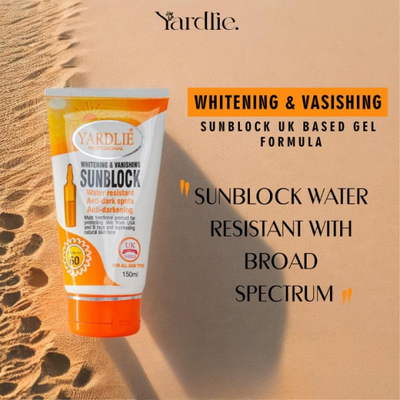 Yardlie SPF 60 Whitening & Vanishing Sunblock 150ml