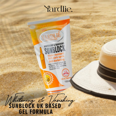 Yardlie SPF 60 Whitening & Vanishing Sunblock 150ml